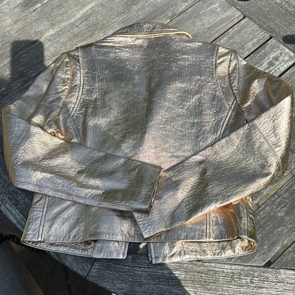 Wythe NYC Pink Metallic Gold Women's Jacket